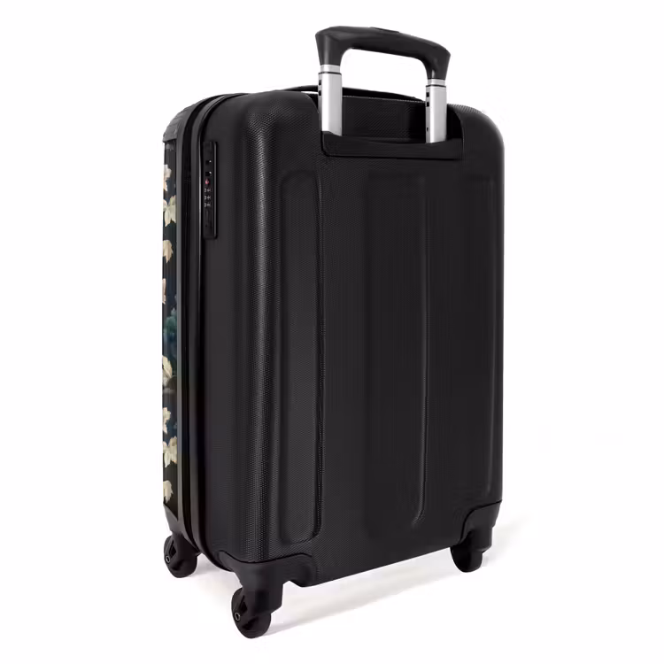 Suitcase - Botanical - Flowers - Blue — 4