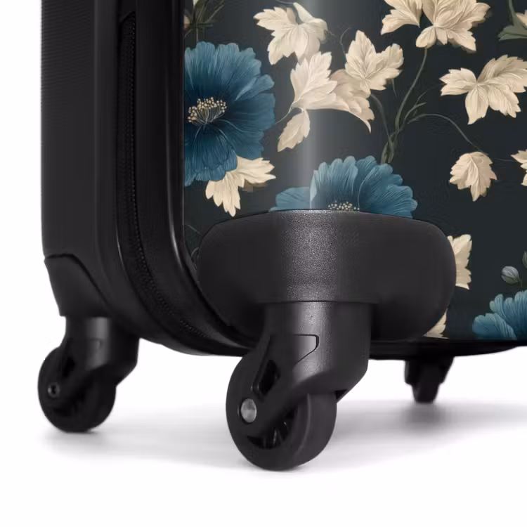 Suitcase - Botanical - Flowers - Blue — 7