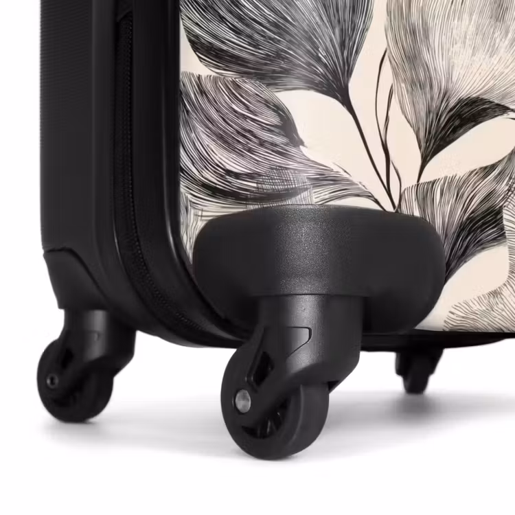 Suitcase - Botanical - Leaves - Black — 7