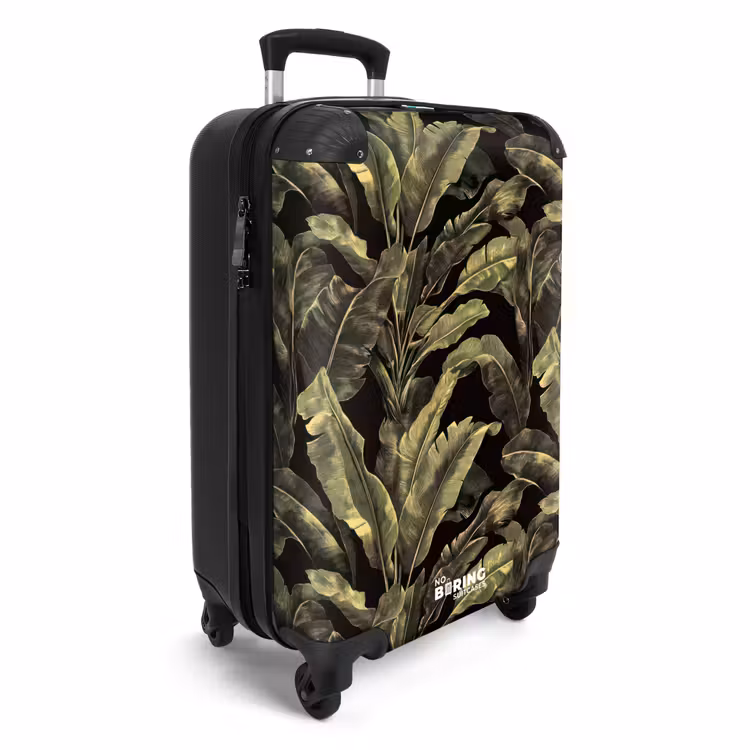 Suitcase - Botanical - Leaves - Green — 2