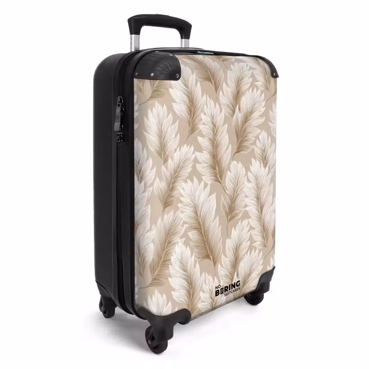 Suitcase - Botanical - Pattern - Beige — 2