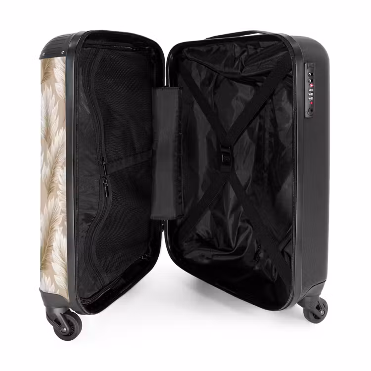 Suitcase - Botanical - Pattern - Beige — 5