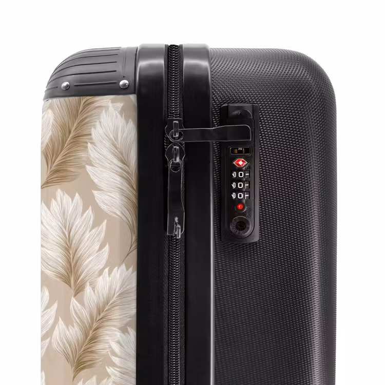 Suitcase - Botanical - Pattern - Beige — 6