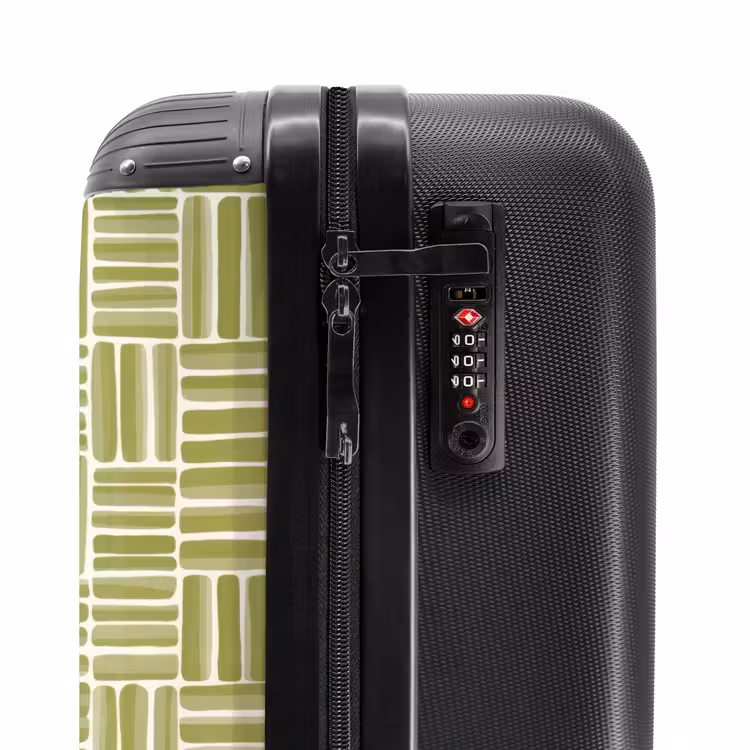Suitcase - Braid - Pattern - Green — 6