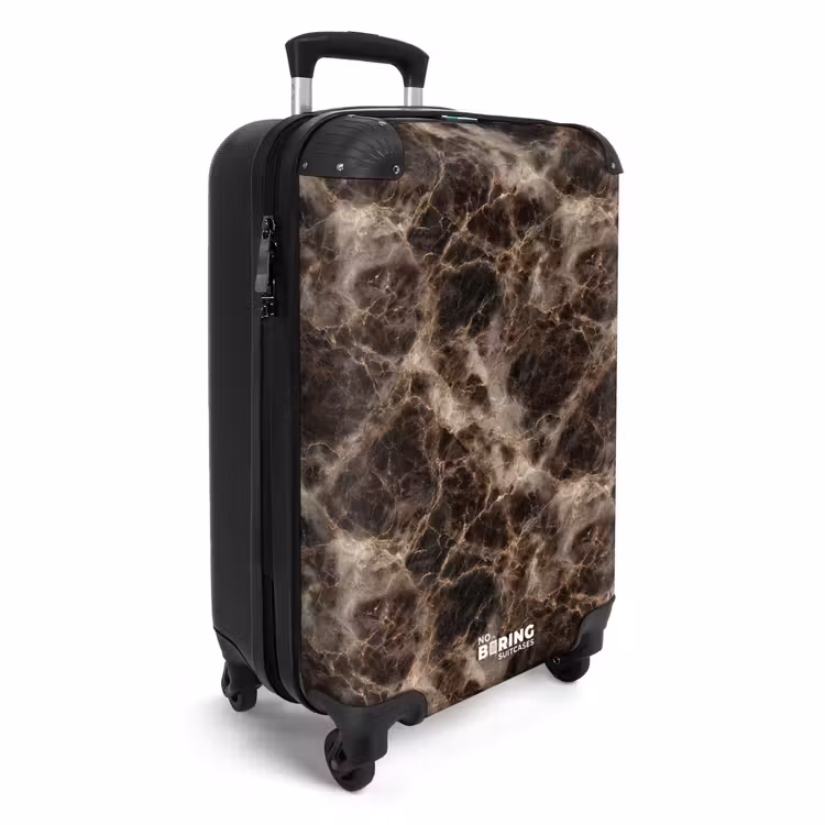 Suitcase - Brown - Gold - Marble — 2