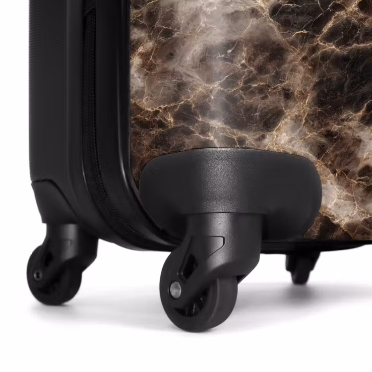 Suitcase - Brown - Gold - Marble — 7