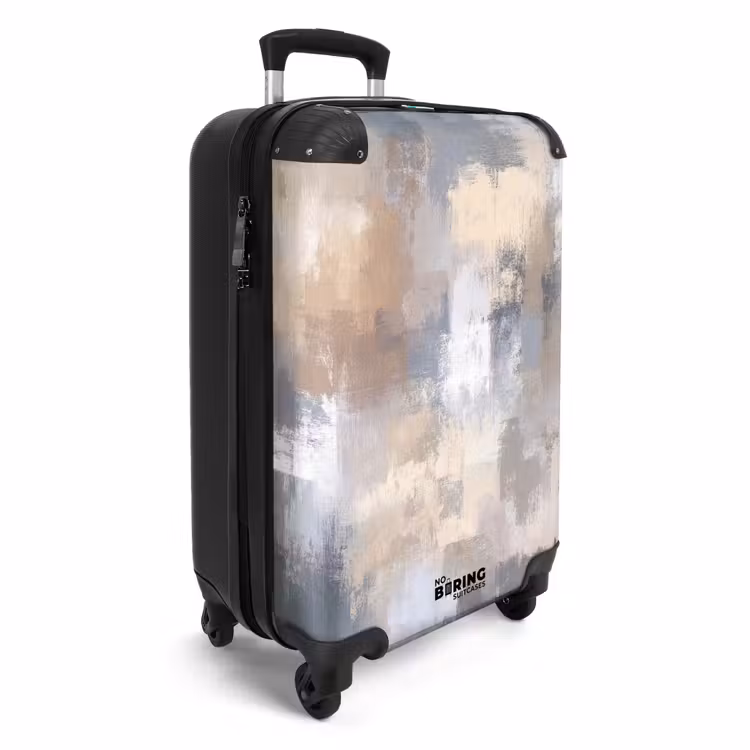 Suitcase - Brushstrokes - Painting - Beige — 2
