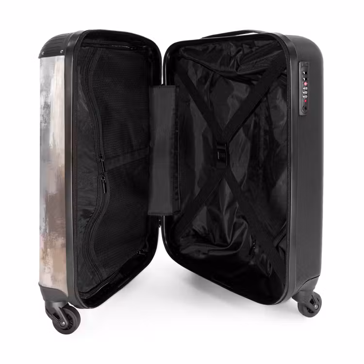 Suitcase - Brushstrokes - Painting - Beige — 5