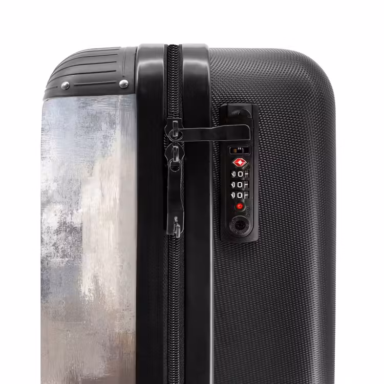 Suitcase - Brushstrokes - Painting - Beige — 6