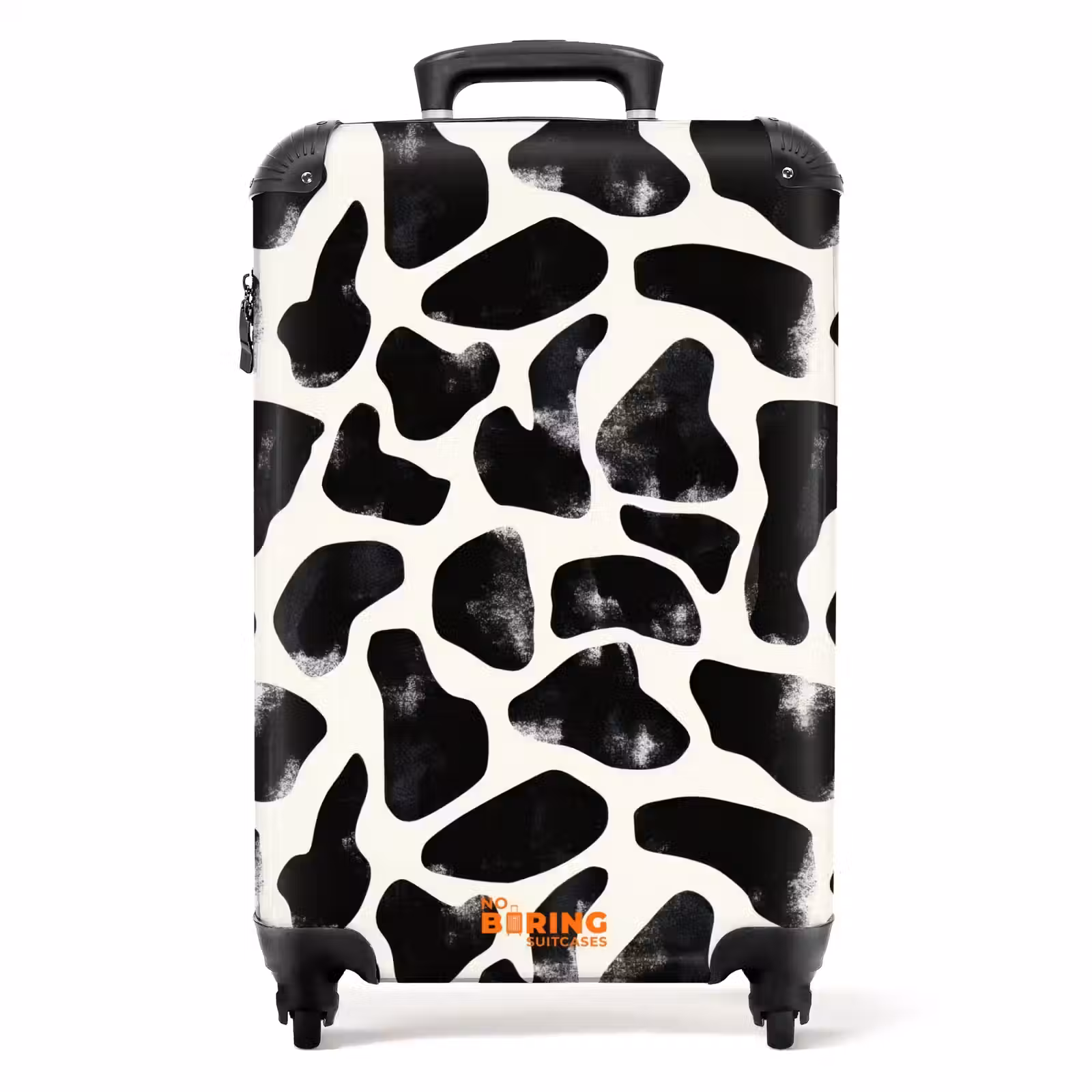 Suitcase - Animal pattern - Spots - Black - White — 1