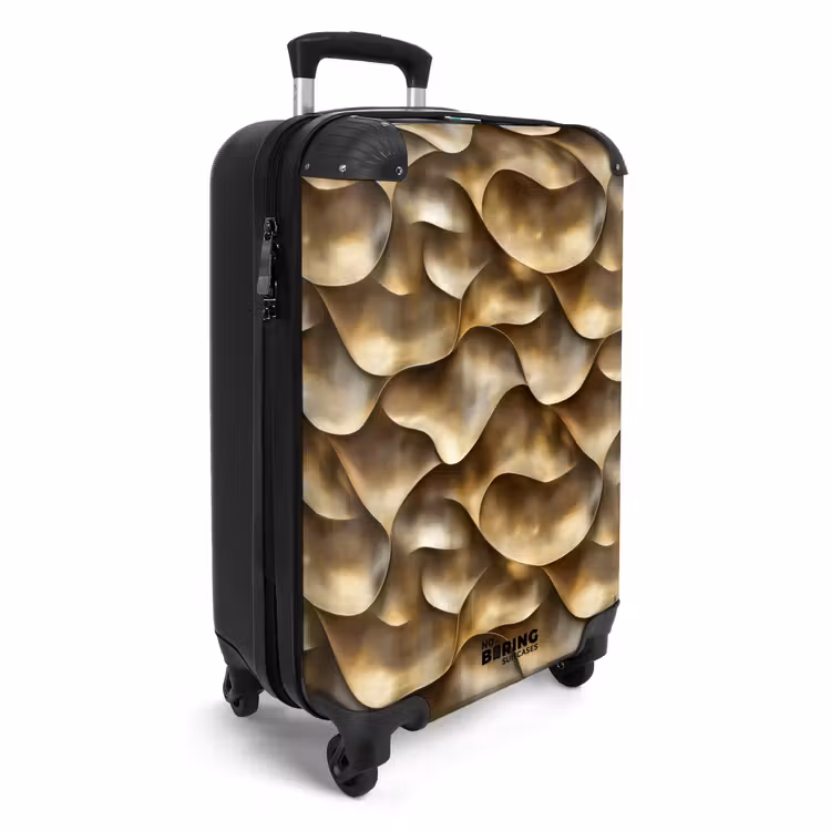 Suitcase - Abstract - Antique - Gold — 2