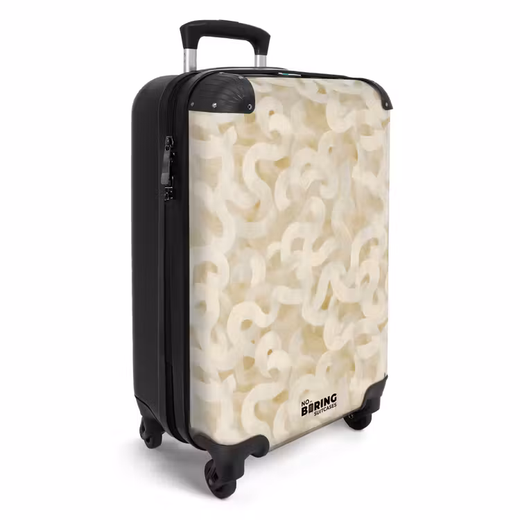 Suitcase - Abstract - Lines - Beige — 2