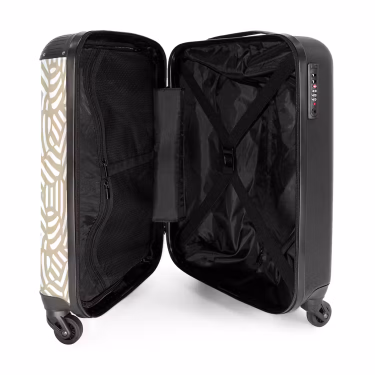 Suitcase - Abstract - Modern - Beige — 5