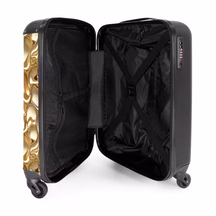 Suitcase - Abstract - Modern - Gold — 5