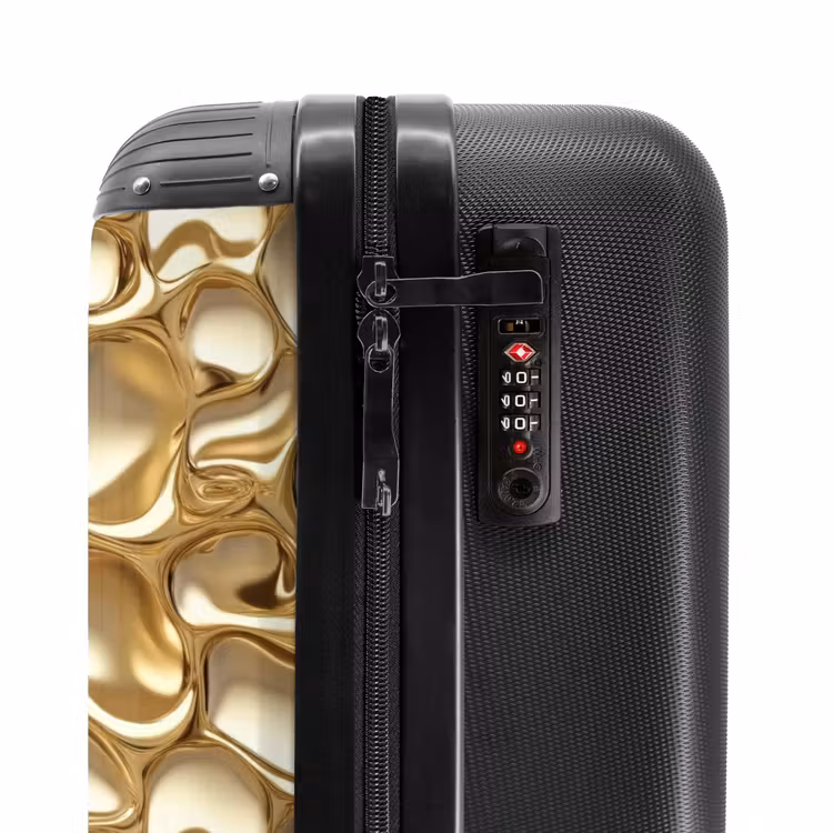Suitcase - Abstract - Modern - Gold — 6