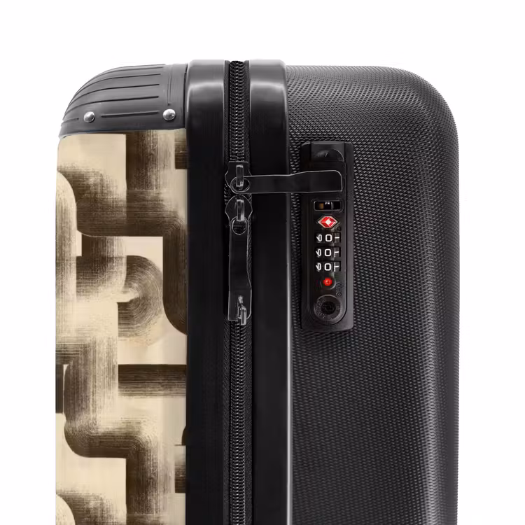 Suitcase - Abstract - Retro - Black — 6