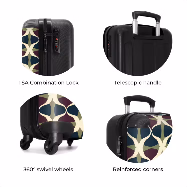 Suitcase - Abstract - Retro - Colorful — 8