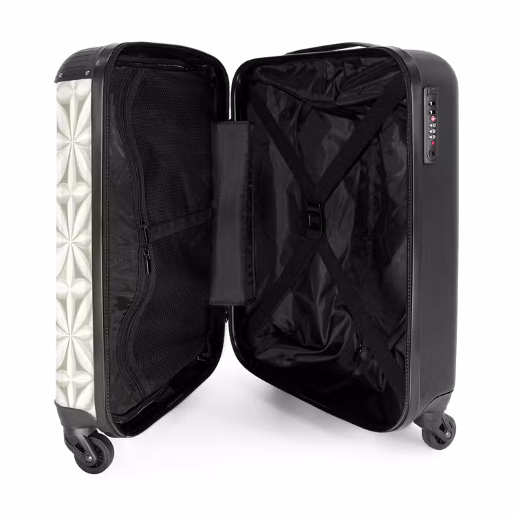 Suitcase - Abstract - Texture - Gray - White — 5