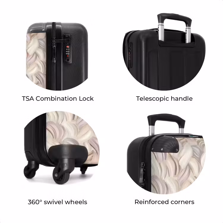 Suitcase - Abstract - Wavy - Pastel — 8