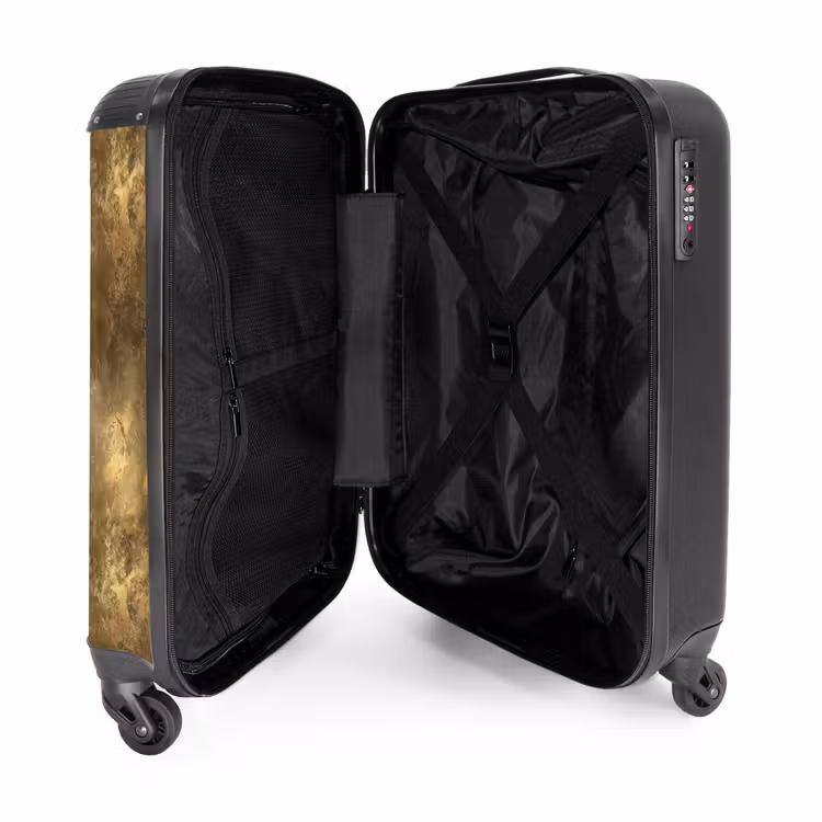 Suitcase - Antique - Metallic look - Gold — 5