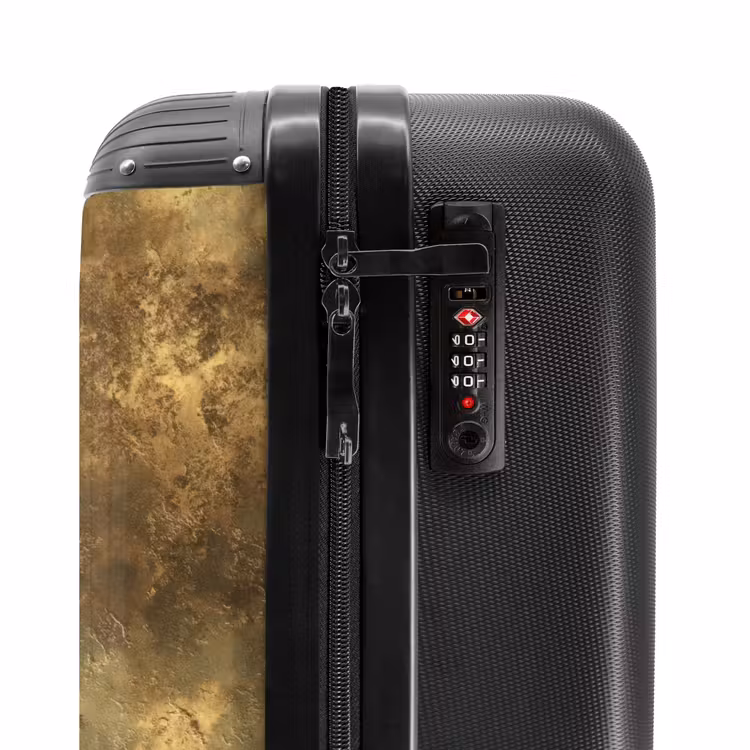 Suitcase - Antique - Metallic look - Gold — 6