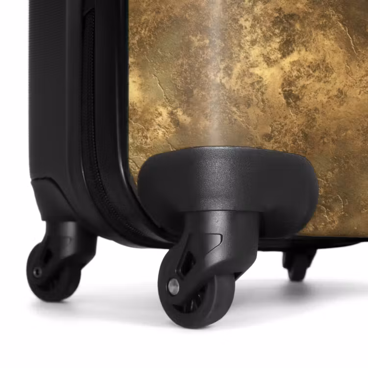 Suitcase - Antique - Metallic look - Gold — 7