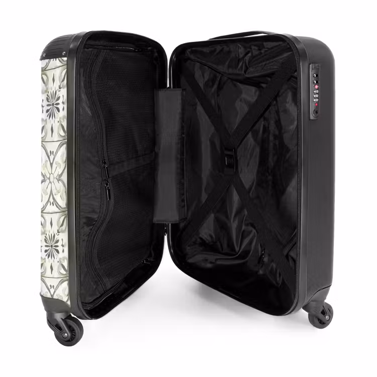 Suitcase - Antique - Tile - Beige — 5