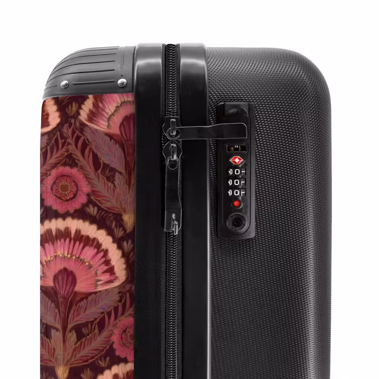 Suitcase - Antiques - Flowers - Colorful — 6