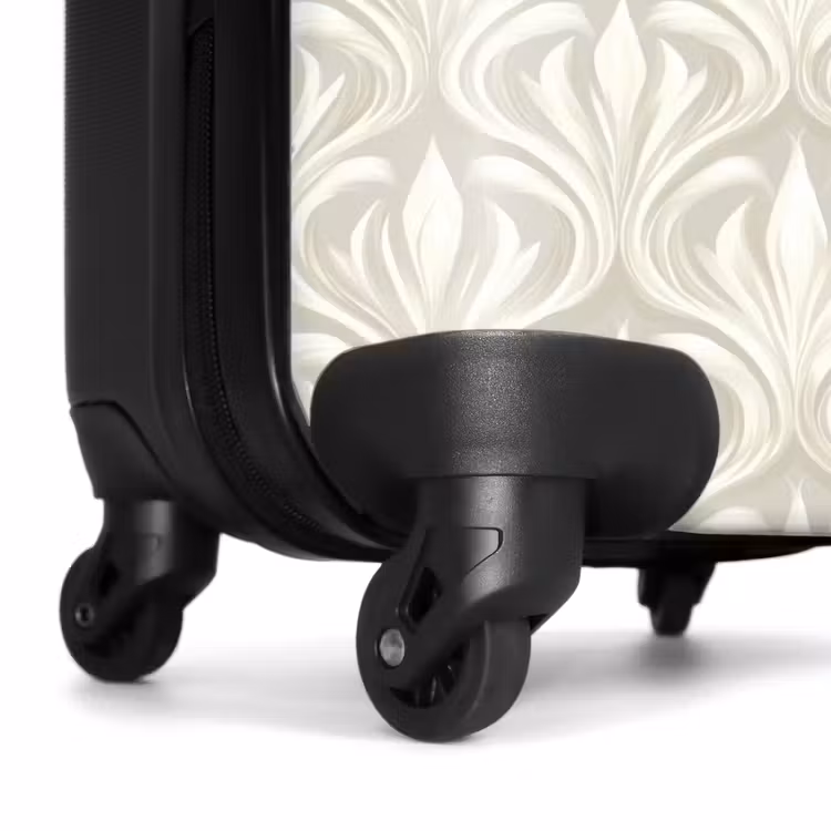Suitcase - Baroque - Pattern - Beige — 7