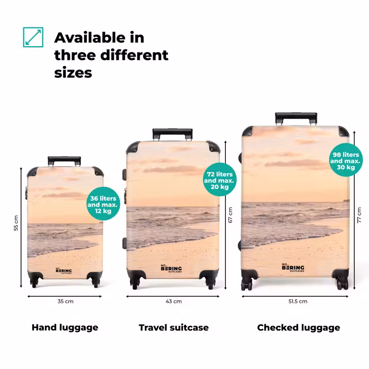 Suitcase - Beach - Surf - Clouds — 3
