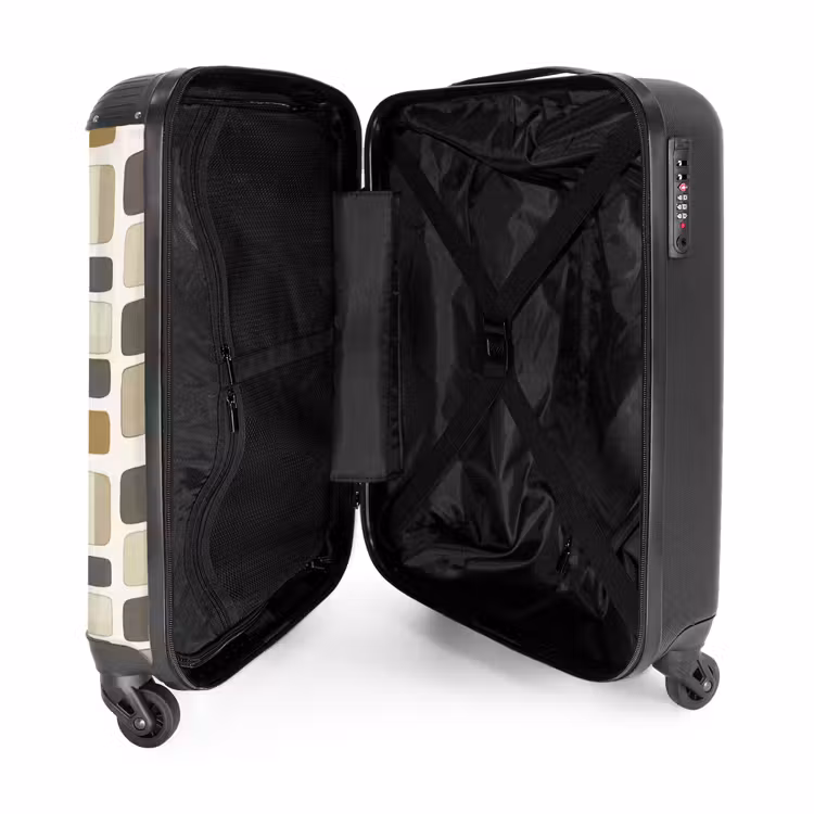 Suitcase - Blocks - Vintage - Gray — 5