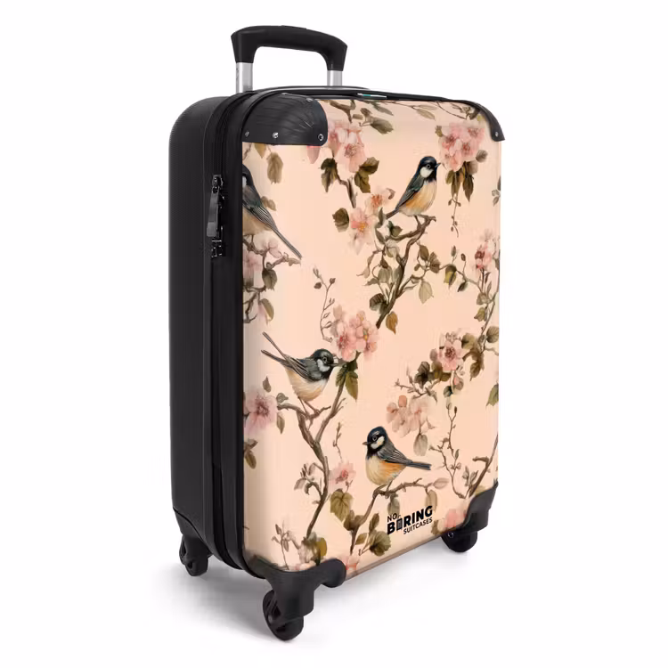 Suitcase - Blossom - Great Tit - Pink — 2