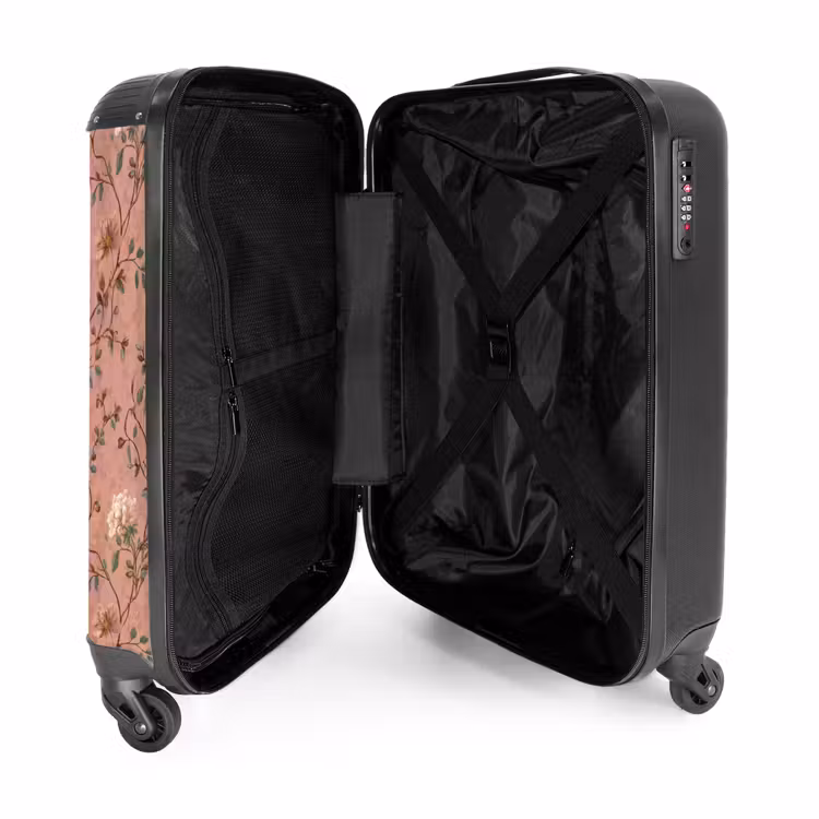 Suitcase - Botanical - Flowers - Pink — 5