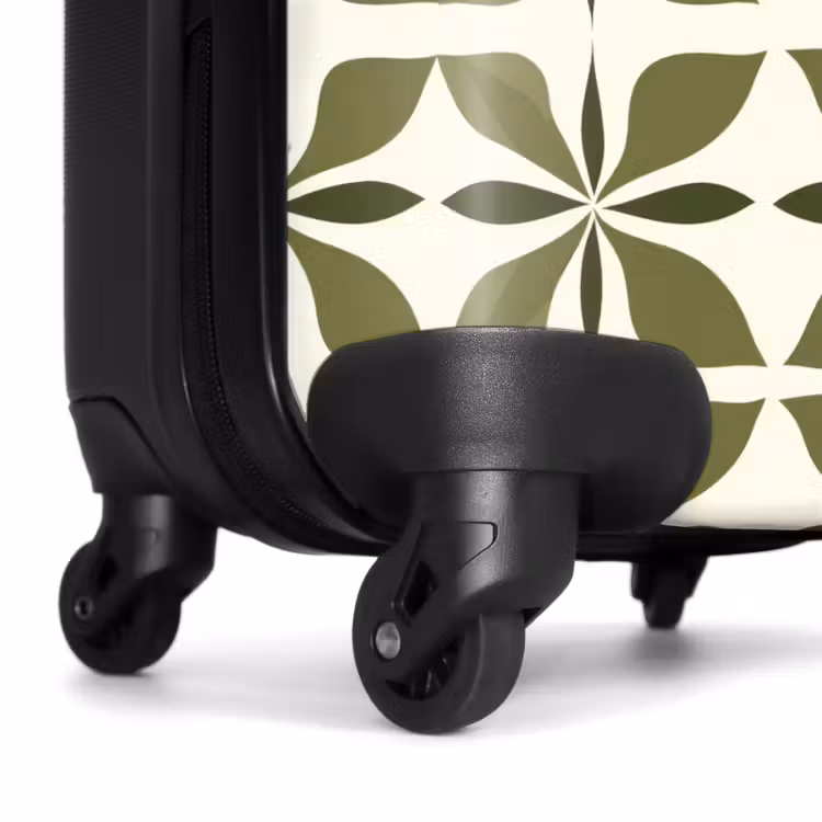 Suitcase - Botanical - Retro - Green — 7