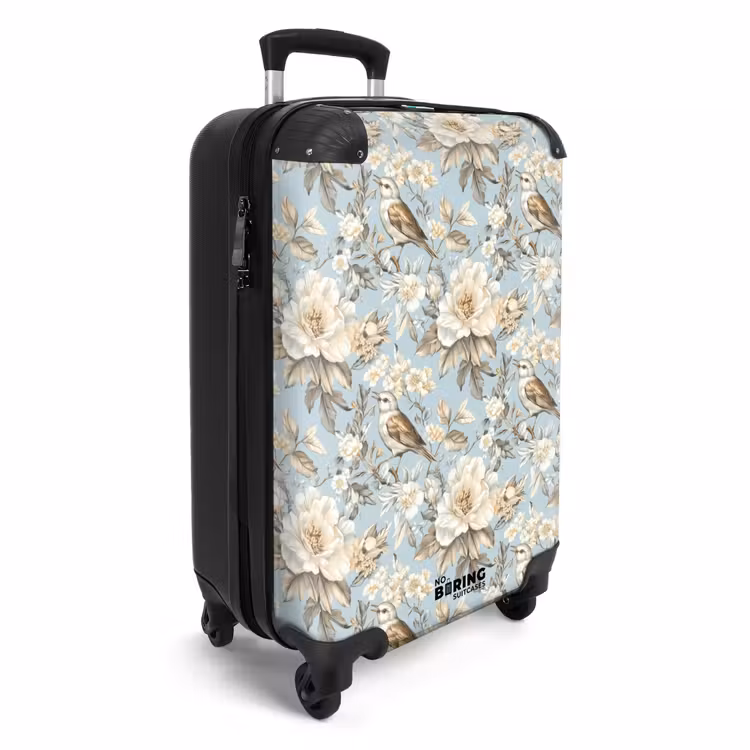 Suitcase - Botanical - Songbird - Blue — 2