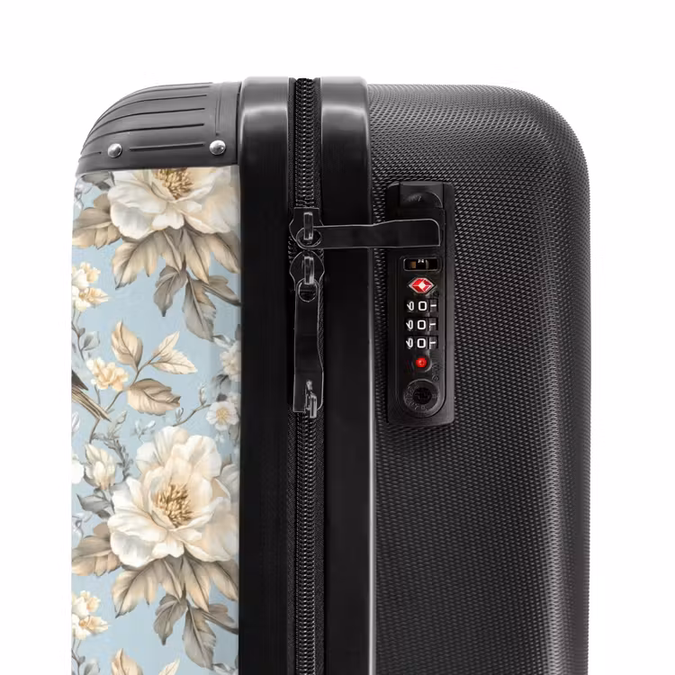 Suitcase - Botanical - Songbird - Blue — 6