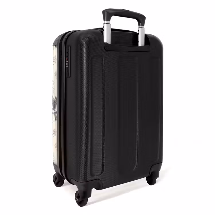 Suitcase - Branches - Birds - Beige — 4