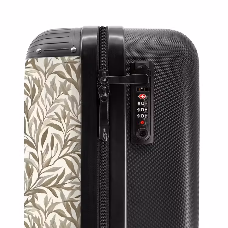 Suitcase - Branches - Botanical - Taupe — 6