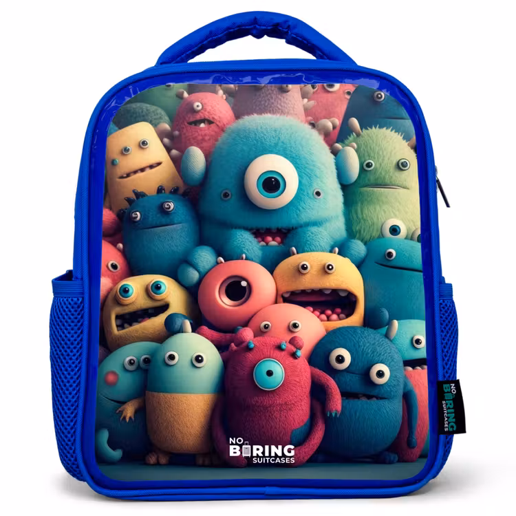 Kids backpack - Blue - Soft and convex samples — 1