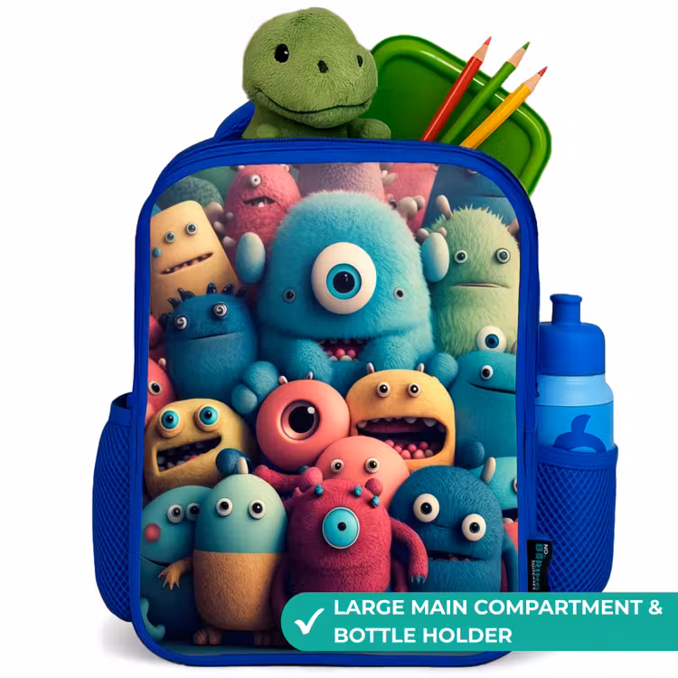 Kids backpack - Blue - Soft and convex samples — 5
