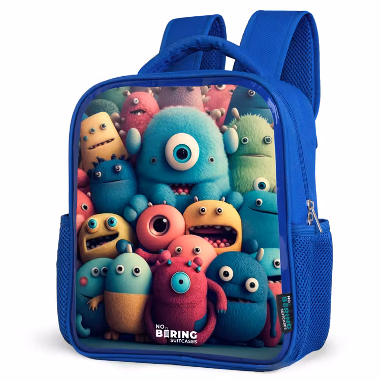 Kids backpack - Blue - Soft and convex samples — 7