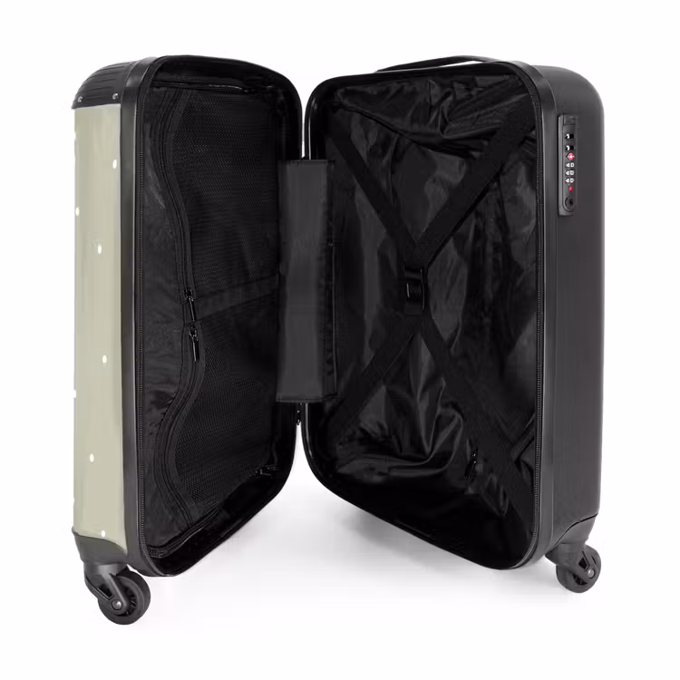 Suitcase - A brown bear reading a book - Green — 4