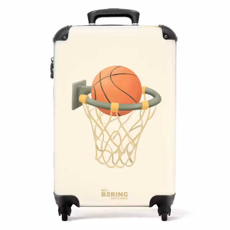 Suitcase - Basketball in neutral colors — 1