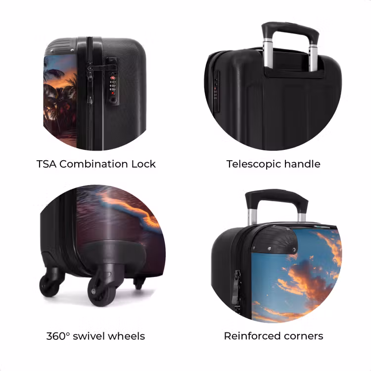 Suitcase - Beach at sunset — 8