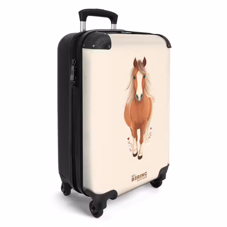 Suitcase - Brown horse in gallop — 2