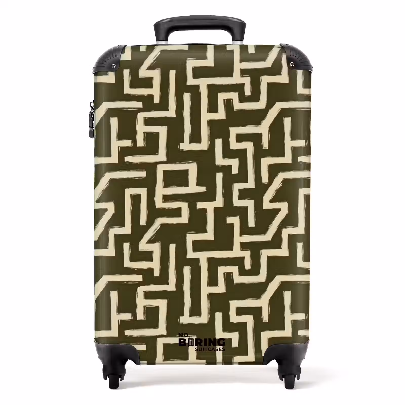 Suitcase - Abstract - Lines - Green — 1