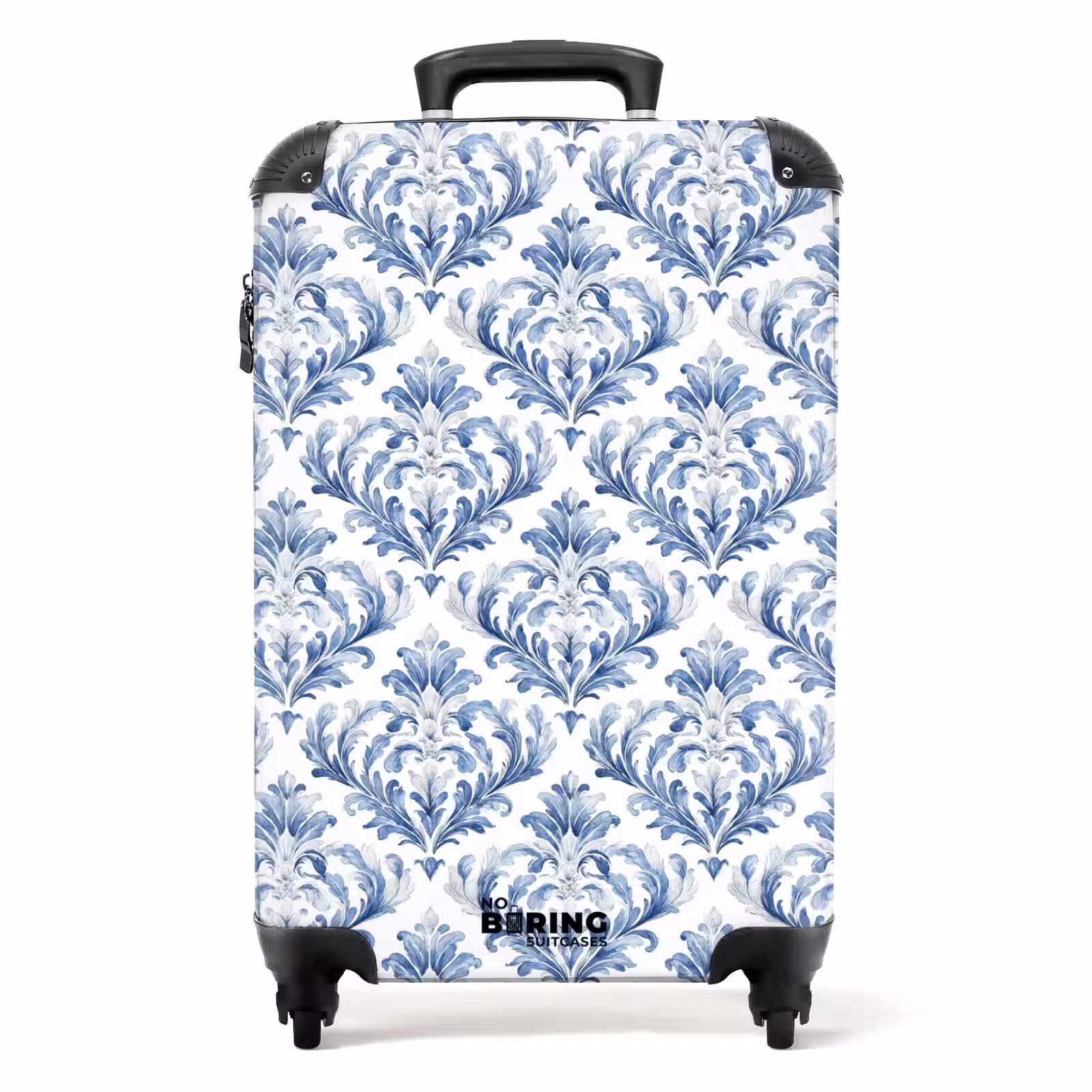 Suitcase - Baroque pattern blue — 1
