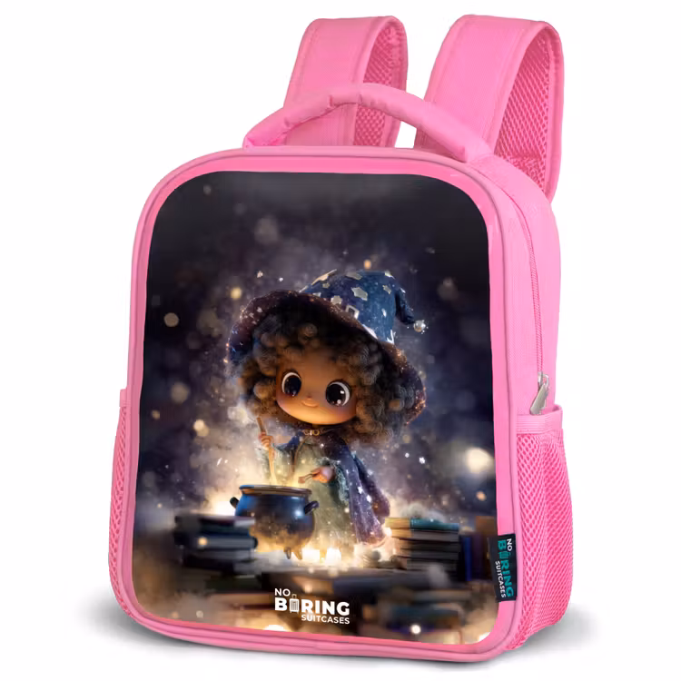 Kids backpack with name - Pink - Magical Night of Magic — 4