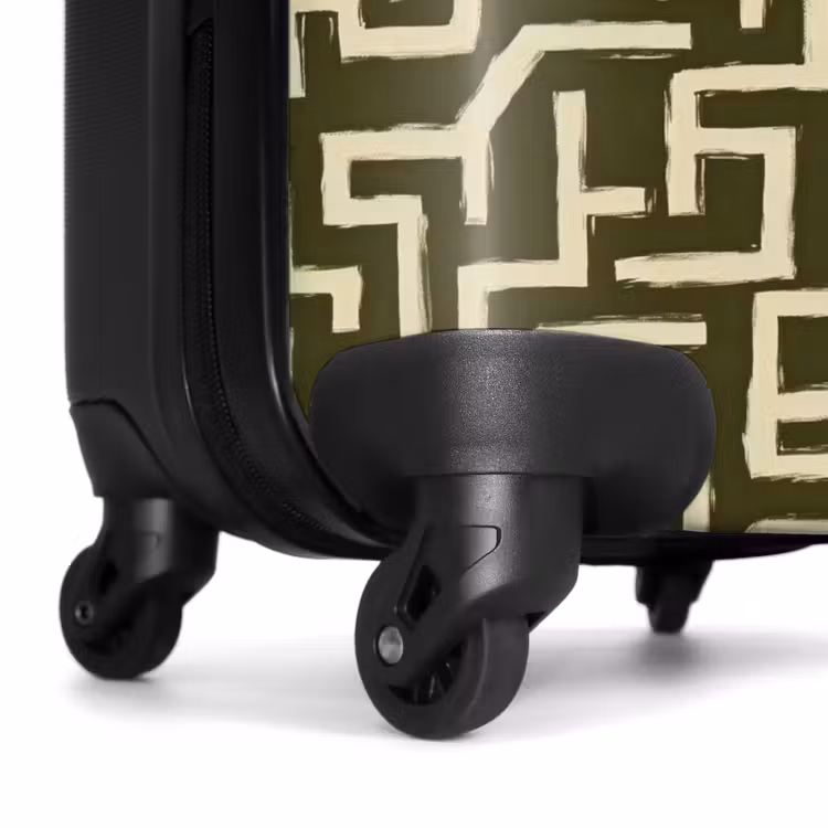 Suitcase - Abstract - Lines - Green — 7
