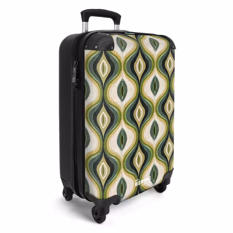 Suitcase - Abstract - Rhythmic - Green — 2